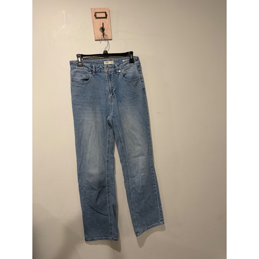 OAT New York Light Wash High Rise Straight Leg Jeans Size 4/27 PO166-ID